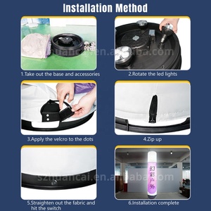 Nhanh chóng tùy chỉnh thiết kế Inflatable Totem hiển thị ngoài trời LED Inflatable cột ánh sáng cột quảng cáo inflatables trụ cột cột - Product Image 6