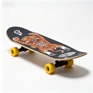 Patineta de Surf Personalizada con Impresión Completa, 9.84*31 Pulgadas, Madera de Arce, 6+2 Tablas de Fibra de Vidrio, Ejes de PU con Rodamientos de Cerámica - Product Image 4