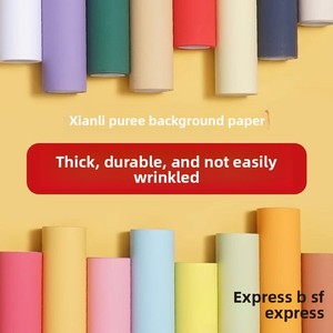 Papel <span class=keywords><strong>de</strong></span> Fondo para Fotografía <span class=keywords><strong>de</strong></span> Color Sólido Xianli Importado <span class=keywords><strong>de</strong></span> 2.72*11m para Retratos <span class=keywords><strong>de</strong></span> Niños en <span class=keywords><strong>Estudio</strong></span>, Vestidos <span class=keywords><strong>de</strong></span> Novia - Blanco y Negro - Product Image 2