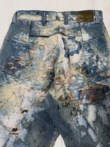 Jeans en denim pour hommes 2026 HaiYao de haute qualité, personnalisés, fortement vieillis, réparés, style Boro Sashiko Kapital, OEM ODM, High Street Hiphop - Product Image 4