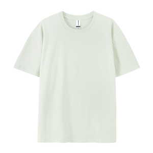 Camiseta de Hombre Oversize de Algodón 100% Personalizable con Estampado, Estilo Boxy, Lisa, Lavado Ácido, Efecto Desgastado, Ropa Vintage Sin Marca - Product Image 1