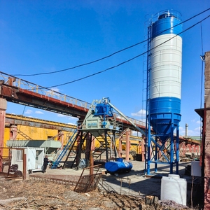 Planta Dosificadora de Concreto Automática con Varios Equipos Mecánicos para Alimentación, Modelo JS500, 25m3 por Hora - Product Image 2