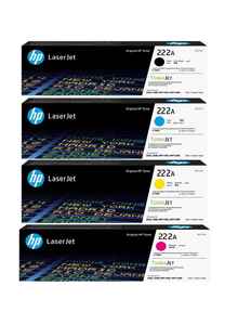 Cartouche de toner H P 222A Noir Cyan Jaune Magenta pour imprimante Emballage complet d'origine en vrac - Product Image 3