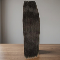 Type de cheveux humains de haute qualité de cheveux indiens Remy de trame de machine
