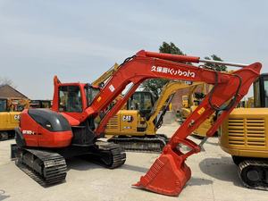 Chenilles en caoutchouc d'occasion pour pelle sur chenilles Kubota KX185, KX163, poids opérationnel 6 tonnes, moteur et pompe inclus, prix abordable - Product Image 5