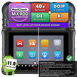 Outil de diagnostic universel pour véhicules MaxiPRO MX900 OBD2 avec système complet pour Audi Q5 A5 et plusieurs marques - Product Image 1