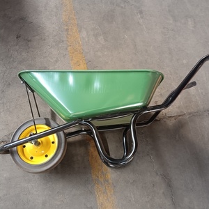 Carriola da Giardino e Miniera Heavy Duty 60L WB3800 con Ruota in Cemento di Alta Qualità, Carriola da Fabbrica, Carriola Agricola - Product Image 4