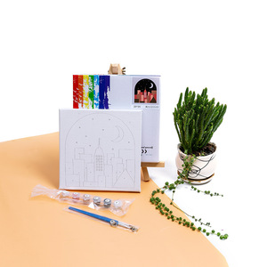 Pintura por Números para Niños, Dibujos Animados de Autos, Pintura por Números, Pintura Infantil Pintada a Mano, 20x20cm, Obra de Arte, Regalo con Kits de Marco, Arte - Product Image 4
