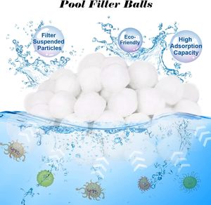 Hồ bơi Lọc bóng cho cát lọc bơm tái sử dụng thân thiện với môi sợi bóng phương tiện truyền thông Aquarium Fish Tanks cát Lọc phương tiện truyền thông - Product Image 2