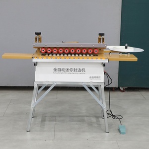 เครื่องปิดขอบแถบกาว PVC อัตโนมัติเต็มรูปแบบสำหรับงานไม้และอุตสาหกรรมเฟอร์นิเจอร์  แบบสองด้าน สำหรับขอบตรงและขอบโค้ง - Product Image 1