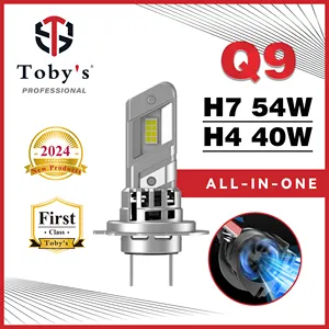 Toby's Q9 All-in-one Low Price H1 H4 H7 H11 9005 9006 880 Customized Car LED Headlights