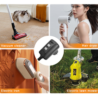 Adaptateur RCDS portable à faible consommation d'énergie, prise électrique 2 broches norme européenne, matériau PC/plastique, protection contre les fuites de courant de niveau IP54
