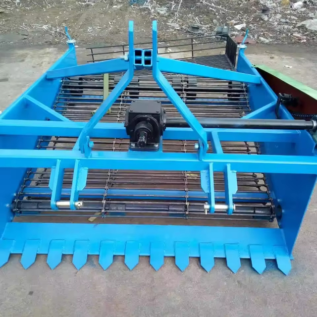 Hot Sale Model 4U Single Row Mini Manual Potato Harvester Vibration Fall Harvest Method for Mini Tractors 10 kW Power 1 Year