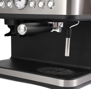 Cafetera Espresso Automática con Molinillo y Espumador de Leche, Cafetera de Acero Inoxidable para Hogar y Hotel - Product Image 4