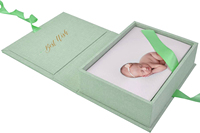 OEM 4*6 5x7 6*8 A5 A4 pouces imprimés papier spécial mariage boîte Photo étanche USB clés USB cadeau photographie Album boîtes Photo en lin