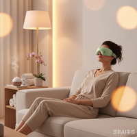 Masque oculaire intelligent à compression d'air chaud/froid, massage Shiatsu, pour soulager la sécheresse oculaire, les migraines et favoriser le sommeil