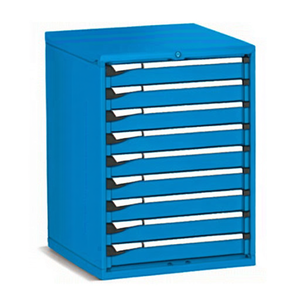 Fami <b>Tool</b> Cabinet With 9 <b>Drawers</b> 714X726X1000 Mm Pure White Ral9010 For Workshop Storage - Product Image 2