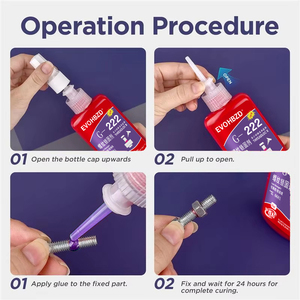 50ml Screw Lock Threadlocker 222 242 243 262 263 271 277 290 Anaerobic Adhesive Sealer Sealing Glue <strong>Thread</strong> <strong>Sealants</strong> - Product Image 6