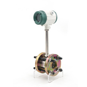 Met Temperatuur-En Drukcompensatie Digitale Vloeistof Stoomturbine Debietmeter Roestvrijstalen 304 Vortex Flowmeter - Product Image 3