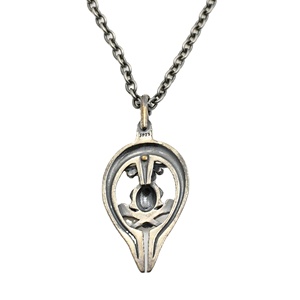 Unique Léger 925 Argent Crâne Hommes Collier Pendentif - Product Image 2