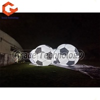 Ballon de football gonflable à éclairage LED Ballon de sport Ballon de football à l'hélium en PVC Ballon gonflable pour la publicité