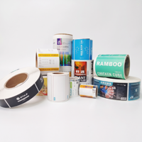 Étiquettes adhésives en rouleau personnalisées imperméables pour emballages alimentaires, scellage de sacs, bouteilles en verre et pots en plastique, autocollants avec logo – Vente en gros