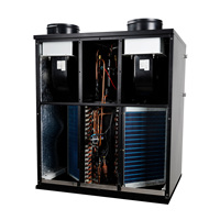Ventilateur de récupération de chaleur à pompe à chaleur, échangeur de chaleur, refroidissement et chauffage, réfrigérant R410A/R32, utilisation pour hôtel, chambre, sous-sol, 350CMH, facile à utiliser