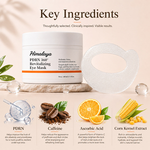 Masques pour les <span class=keywords><strong>yeux</strong></span> personnalisés en gros, raffermissants, <span class=keywords><strong>anti</strong></span>-âge, à base de tripeptide PDRN 360, pour les cernes, les poches et les ridules - Product Image 2
