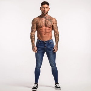 Gingtto <strong>Mens</strong> Jeans Denim Manufacturer Hot Sale <strong>Men</strong> Jeans High Streetwear Trousers <strong>Stretch</strong> <strong>Men</strong> Skinny Pants Jeans - Product Image 6