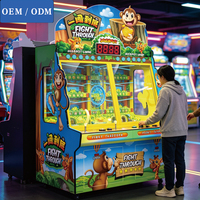 Machine de jeu d'arcade à monnayeur pour 2 joueurs, avec fonction de poussée, pour tickets de récompense et jackpots, personnalisable, vente en gros