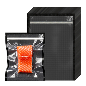 Tùy chỉnh in lớn trong suốt chân không niêm phong túi thực phẩm cấp Tủ đông Microwaveable cho thịt Gạo Hạt cá vv. - Product Image 2