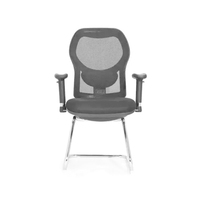Fabricants de chaises de bureau Chaise confortable de concepteur d'ordinateur de maille Chaise de bureau ergonomique d'accoudoir réglable sans roues