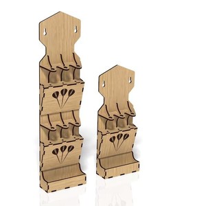 Organizador de dardos para el hogar, sala de estar, estante de almacenamiento de dardos, el producto debe ser ensamblado por <span class=keywords><strong>uno</strong></span> <span class=keywords><strong>mismo</strong></span>, adornos artesanales de madera - Product Image 6