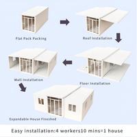 Casa Container Espandibile 20ft Direttamente dalla Fabbrica, Arredamento Prefabbricato, Design Moderno, Garanzia 5+ Anni, Pronta all'Uso, ISO9001 per Alloggi