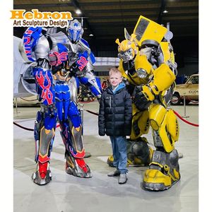 Costume de mascotte robot humanoïde de 3 mètres pour cosplay de films et séries TV, <span class=keywords><strong>grande</strong></span> <span class=keywords><strong>taille</strong></span> adulte, en promotion de Noël - Product Image 1
