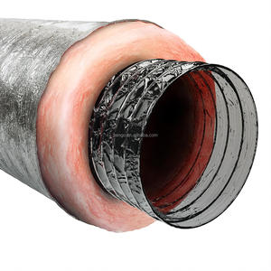 HVAC-System Isolierter Aluminium-Flexkanal mit Gelbem Glasfaser für Klimaanlagen R4 R6 - Product Image 1