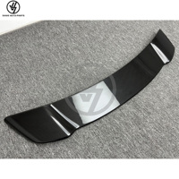 Aileron arrière double couche en fibre de carbone sèche style Tehart pour Porsche Carrera 992 Turbo S 2020-2023