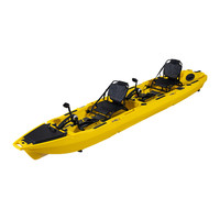 Prix de Gros pour Bateau de Jeu Aquatique Modulaire à 3 Places avec Propulsion à Pédales, Kayak de Pêche en Mer Double Détachable