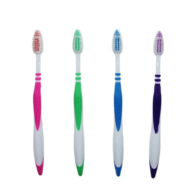 नए डिज़ाइन का टूथब्रश हेड लोकप्रिय बिक्री और उच्च गुणवत्ता, चुनने या अनुकूलित करने के लिए कई रंग, वयस्कों के लिए टूथब्रश