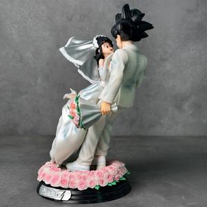 Frozen Goku <span class=keywords><strong>Kiki</strong></span> Escena de la boda Estatua PVC Nuevo modelo de juguete Escala 1:1 Modelo hecho a mano Adornos al por mayor - Product Image 3
