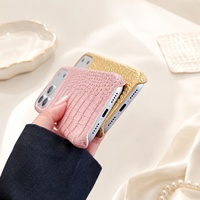 Étui de téléphone en cuir de luxe, couleur unie, antichoc pour iPhone