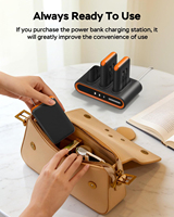 Batterie externe portable 10 000 mAh, station de charge pour la maison et la famille, approuvée par les compagnies aériennes, batterie compacte et fine pour les voyages, 1 chargeur de téléphone