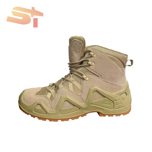 Bottes de randonnée pour hommes SIKE de haute qualité, personnalisables, avec des bottes tactiques imperméables marron durables - Product Image 3