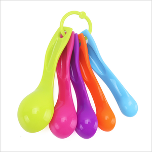 5pcs <span class=keywords><strong>Set</strong></span> Da Cucina di Cottura di Cottura Solido Liquido Condimento Strumenti di Misura di Misura Cucchiaio con Scala - Product Image 2