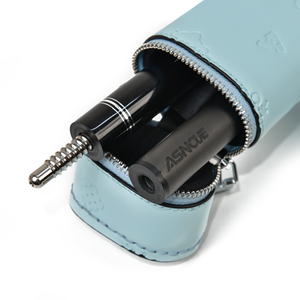 Estuche de cuero PU R-GB-2K para tacos de <span class=keywords><strong>billar</strong></span> de 1/2, estuche rígido grabado para palos de <span class=keywords><strong>billar</strong></span>, bolsa de transporte impermeable y resistente a impactos - Product Image 2
