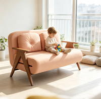 Canapé-lit pour petit appartement, pliable, simple ou double, 80, 100, 120 cm, tissu résistant aux griffures de chat, inclinable 6 positions, pour la maison, VLranlife