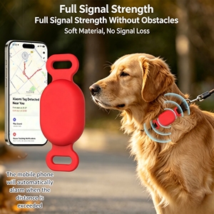 Étui de protection en silicone compatible avec Xiaomi Tag, housse étanche double pour écouteurs, pour localisateur de animaux de compagnie, dispositif anti-perte - Product Image 4