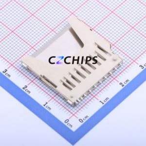 HYCW12-SD11-275B SD Card / Memory Card Connector SMD Connector Plug-In Type Standard SD Card Card Holder With - Product Image 2