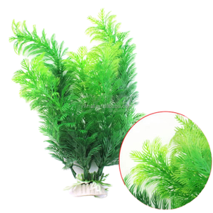 Ondergedompeld Kunstaquarium Plant 10-30Cm Plastic <span class=keywords><strong>Aquarium</strong></span> Ornament Decor Bloem Gras Onderwater Decoratieve Ornament Tassen - Product Image 1