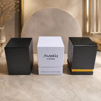 Boîte d'emballage de bougies personnalisées en gros, boîte cadeau rigide en papier de luxe avec insert pour pot de bougie parfumée haut de gamme
